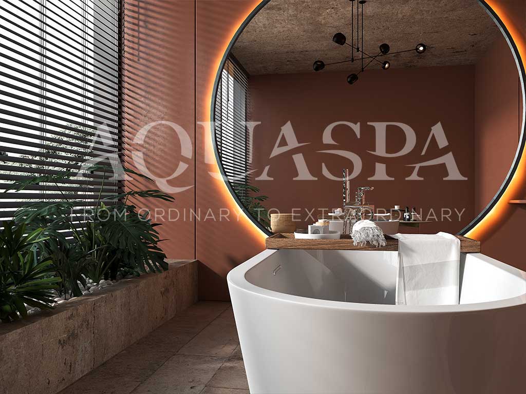 Bañera Freestanding Aquaspa 90-02_FrontalZoom