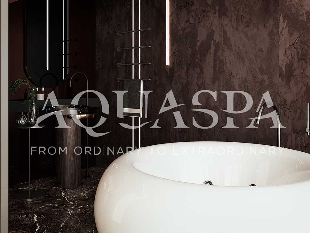 Bañera Freestanding Aquaspa M-01_LateralZoom