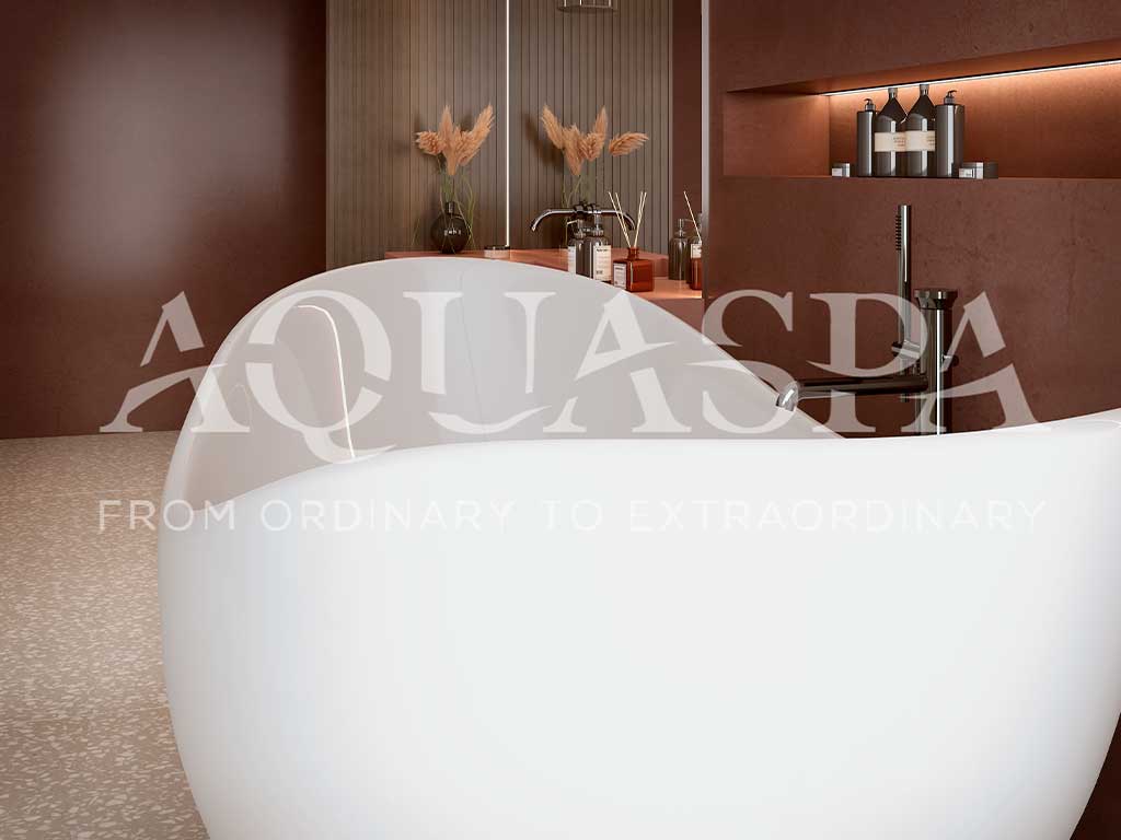 Bañera Freestanding Aquaspa 100-08_FrontalZoom